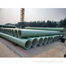 Fiberglass GRP FRP Pipe fixed length filament winding